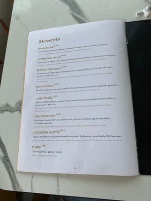 Desserts at Livingroom Lounge Cafe in Crete