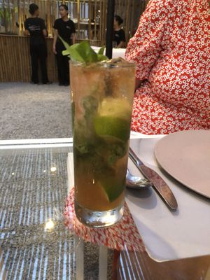 basil mojito   at Fellini in Siem Reap