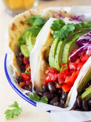 Black bean tacos at Al Lago  in Zahara De La Sierra