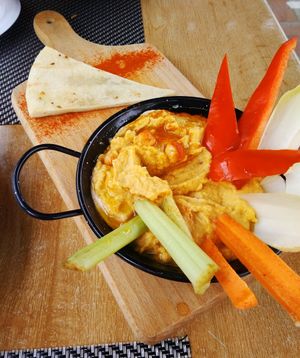 Hummus de calabaza at Al Lago  in Zahara De La Sierra