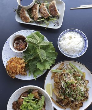 Various dishes. at Rau in Malmo