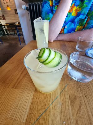 Yuzu cocktail at Rau in Malmo