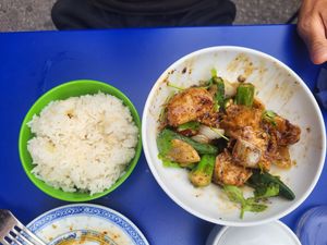 Crispy "chicken" at Rau in Malmo