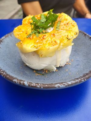 Coconut ice cream at Rau in Malmo