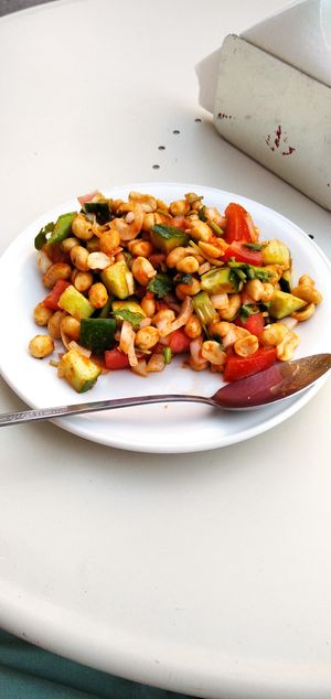 Peanut Sadeko at Gurkha's Kitchen in Limassol