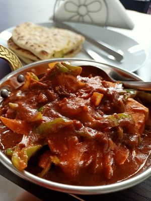 Vega tikka masala at Gurkha's Kitchen in Limassol
