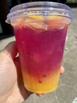 Mango dragonfruit refresher  at Have a Roll in Antwerpen