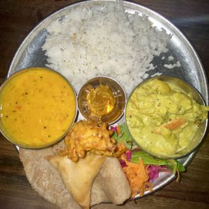 The large  at Govinda's Cardiff in Cardiff