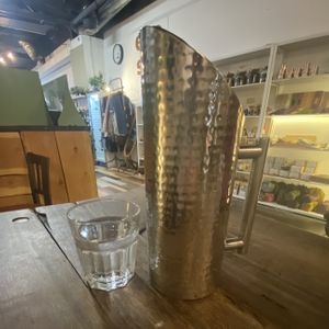 Free water  at Govinda's Cardiff in Cardiff