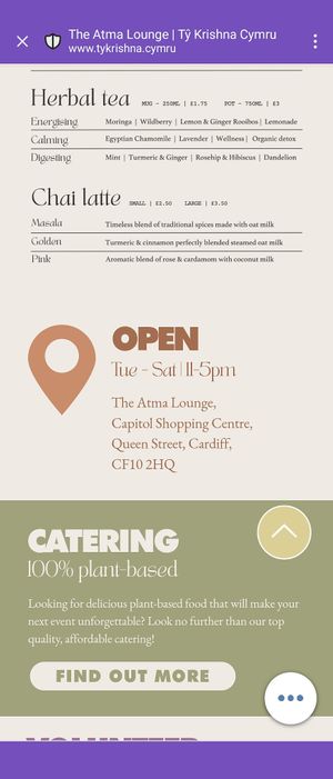  at Govinda's Cardiff in Cardiff