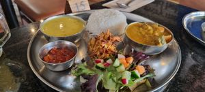 Medium thali at Govinda's Cardiff in Cardiff