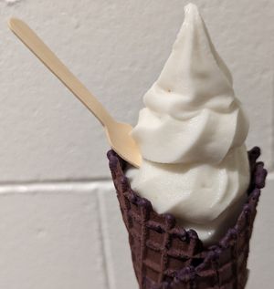 lychee at Niu Soft Serve in Honolulu