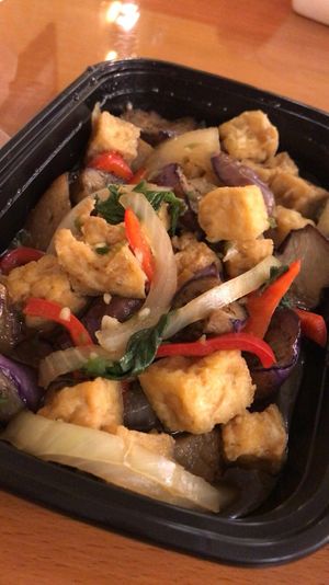 spicy eggplant w tofu  at Napa Thai Cuisine in Lexington