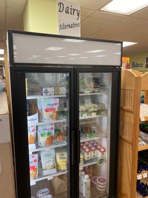 Dairy alternative cooler. at Farmer's Natural Foods in Hinesville