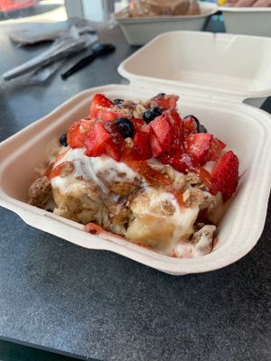 strawberry short cake  at Cinnaholic in Frisco