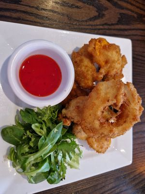 Vegetable Tempura at Coco & Rum in Saltburn-by-the-sea
