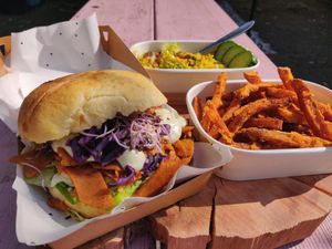 Karma Shoarma menu at Miss Green in Alkmaar