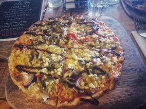 Vegorama at Black Rabbit Pizza in Kaikoura