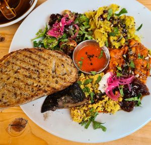 Ultimate vegan breakfast at Wilder   in Falmouth