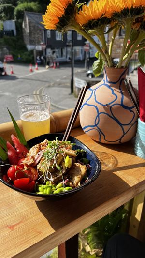 Vegan Poke Bowl  at The Taphouse in St Agnes
