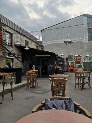 The seating area at Sri Lankan Curry Bowl - Garden in Zagreb