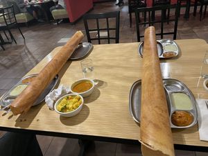 2 dosa at Hyderabad Biryani House in Rochester