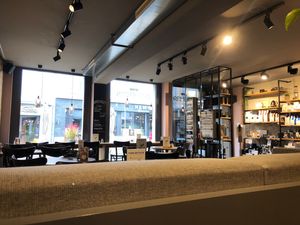 Seating area at Kaffeehaus zu den Drei Herzen in Einsiedeln