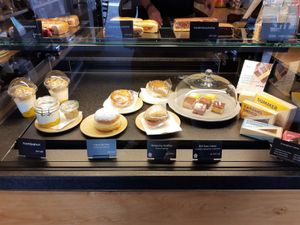 Dessert selection at Kaffeehaus zu den Drei Herzen in Einsiedeln