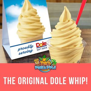 Nothing fake. The original Dole Whip.  at Tiki Pineapple in Acme