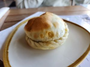 SPINACH EMPANADA at Holi Vegan Kitchen in Hallandale Beach
