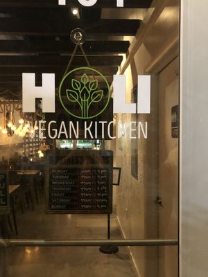 Front door   at Holi Vegan Kitchen in Hallandale Beach