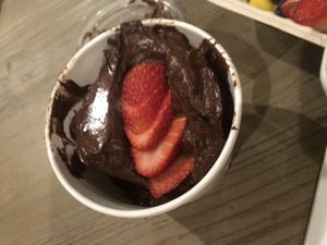 Raw chocolate moose   at Holi Vegan Kitchen in Hallandale Beach