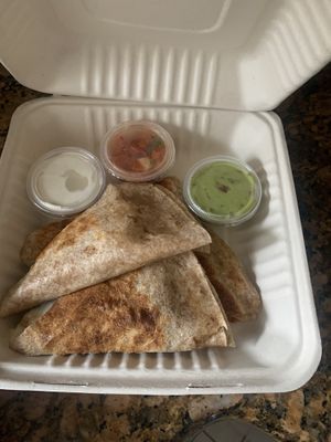 Tempeh Quesadilla   at Holi Vegan Kitchen in Hallandale Beach