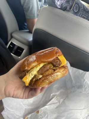 Breakfast Sammie  at VEG'D in Costa Mesa