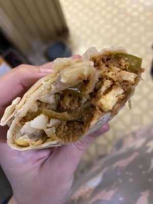 Breakfast burrito  at VEG'D in Costa Mesa