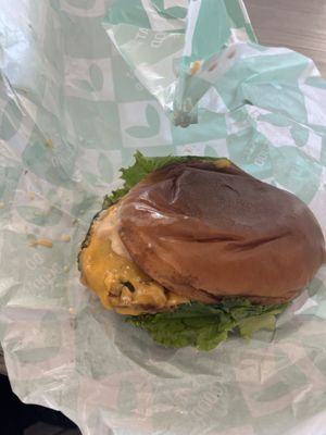 burger  at VEG'D in Costa Mesa