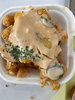 Loaded Tots  at VEG'D in Costa Mesa