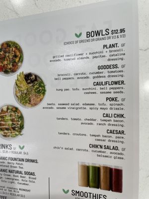 Menu image   at VEG'D in Costa Mesa