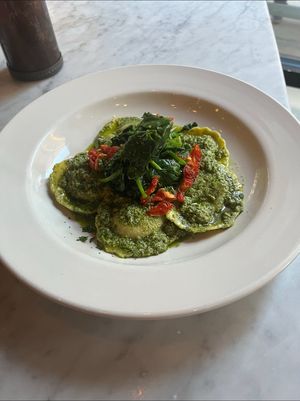 Vegan Mushroom Ravioli at Barra Rossa in Philadelphia
