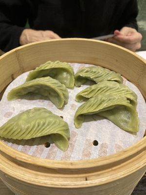 Steamed vegan dumplings  at Din Tai Fung in Las Vegas