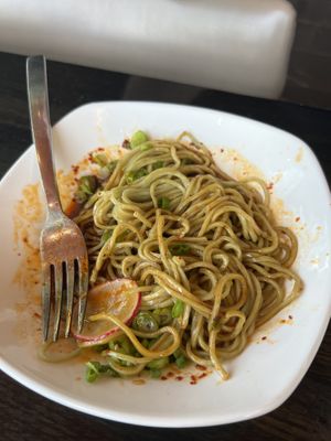 Spicy vegan noodles   at Din Tai Fung in Las Vegas