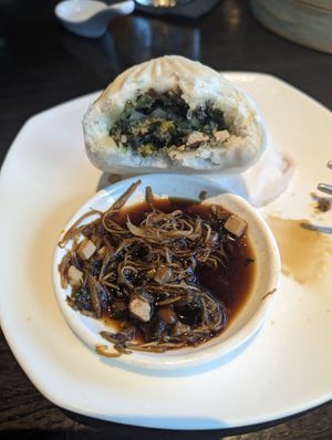 Vegan bun at Din Tai Fung in Las Vegas