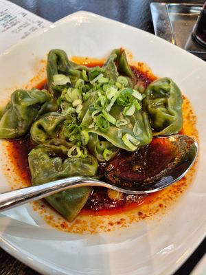 Spicy wan tan at Din Tai Fung in Las Vegas