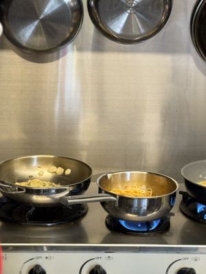 My pasta is cooking   at Stove On 스토브온 in Jeju