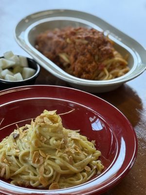2 pastas  at Stove On 스토브온 in Jeju