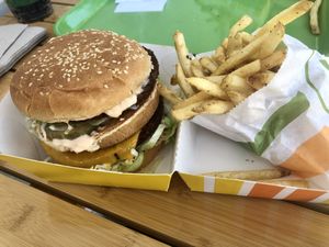 Big Zac at Plant Power Fast Food in Sacramento