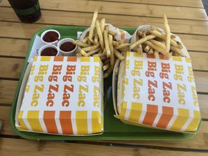 Big Zac at Plant Power Fast Food in Sacramento