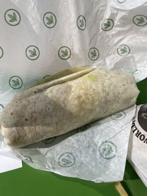 Southwest avocado wrap   at Plant Power Fast Food in Sacramento