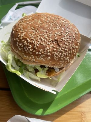 Big Mac  at Plant Power Fast Food in Sacramento