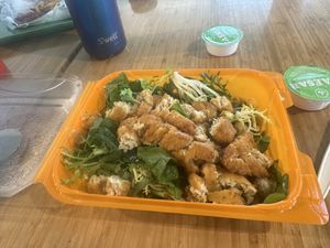 Yum Caesar salad  at Plant Power Fast Food in Sacramento